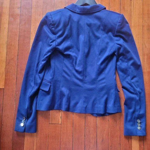 Cobalt Blue Blazer H&M, sz 2 - Picture 3 of 8